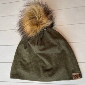 Made by Molly Pom Hat Hunter Green